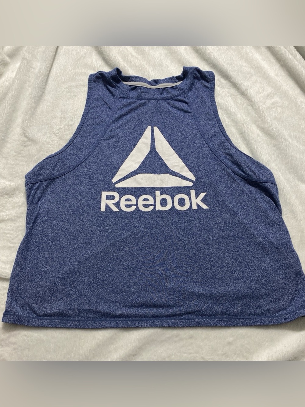 Reebok Heather Blue Performance Tank Top